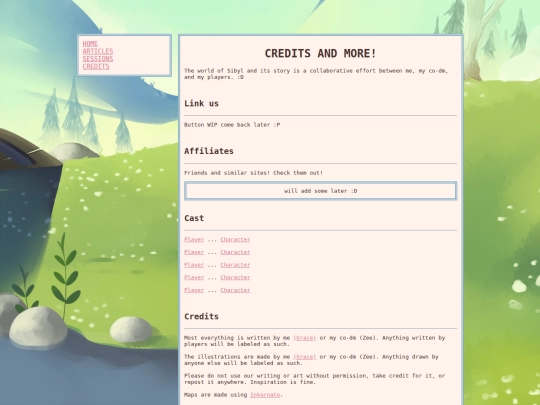 credits screenshot