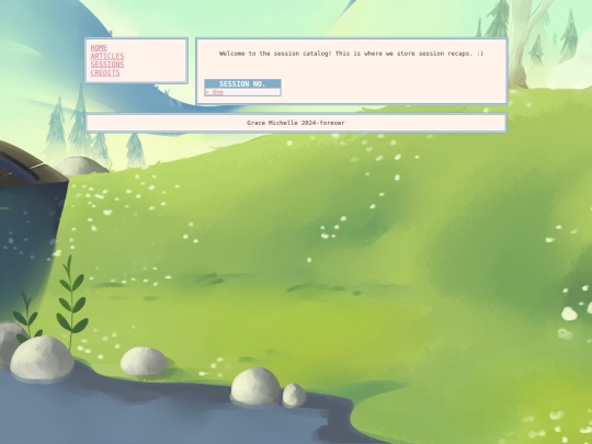 sessions screenshot
