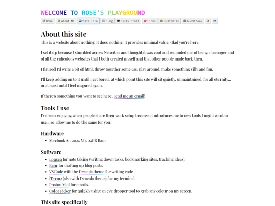 about-site screenshot
