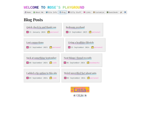 blog screenshot
