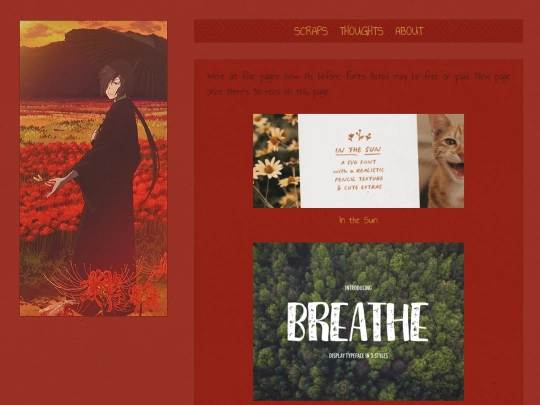 Scraps/Fonts5 screenshot