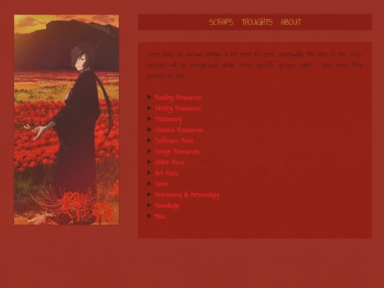 Scraps/Links screenshot