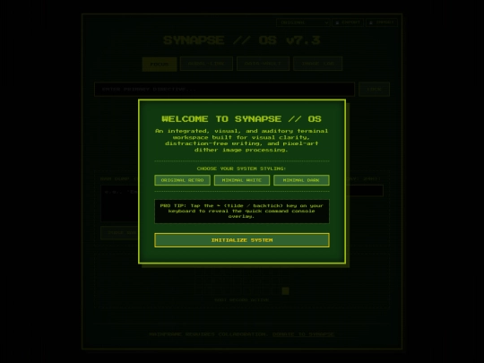 index screenshot