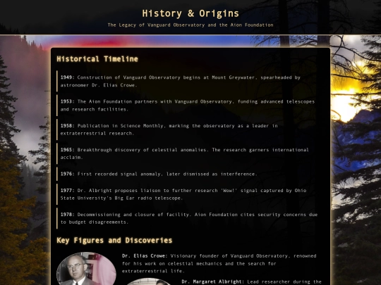 history screenshot
