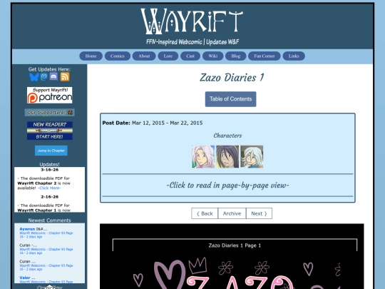 comics/zazo1 screenshot