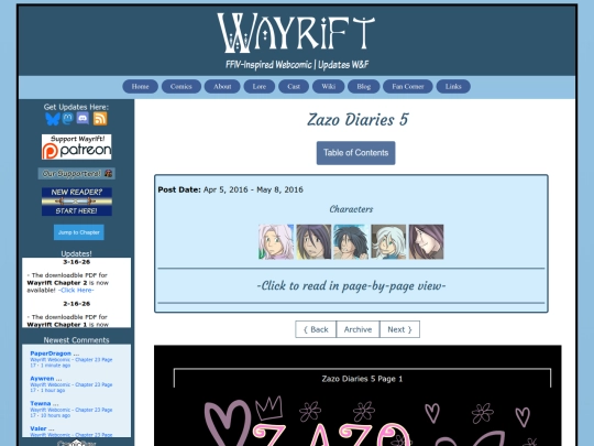 comics/zazo5 screenshot