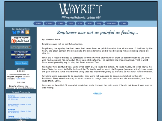 fan/writing/emptiness screenshot
