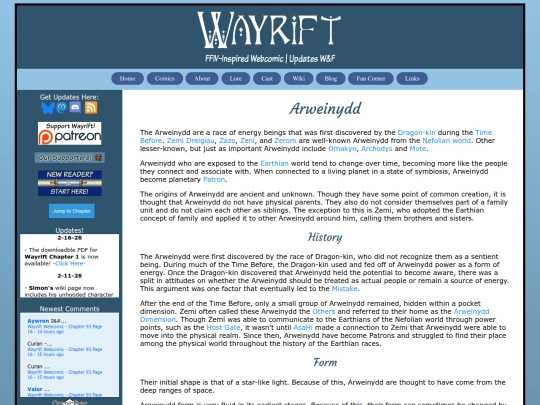 wiki/lore/arweinydd screenshot