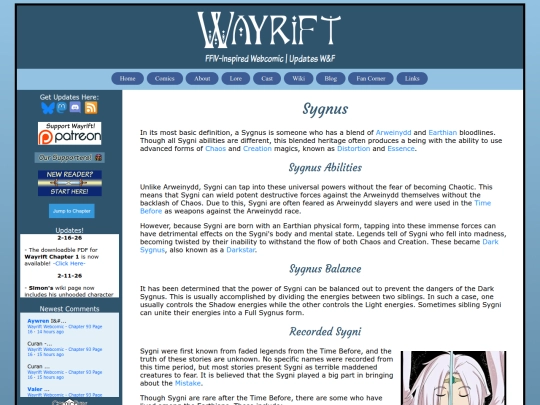 wiki/lore/sygnus screenshot