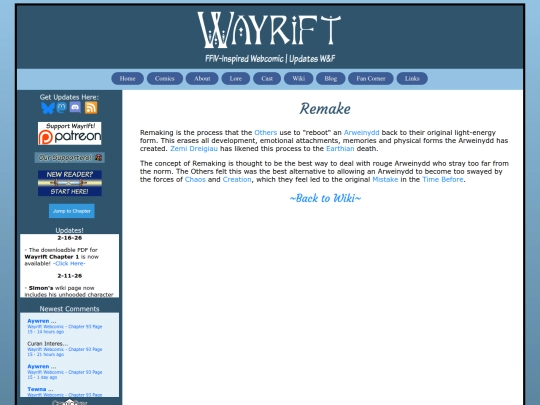 wiki/magic/remake screenshot