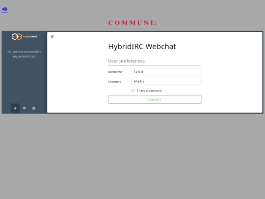 Chatroom screenshot