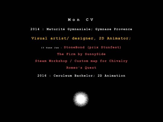 MonCV screenshot