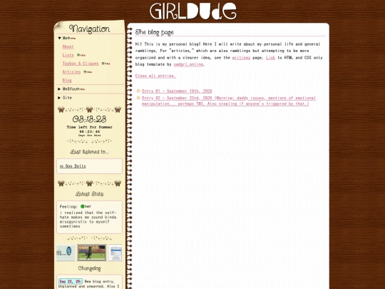 blog screenshot