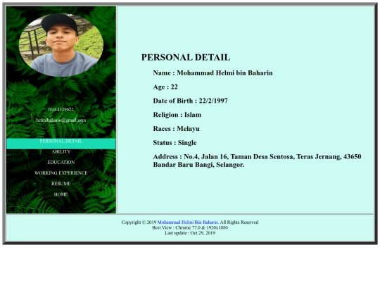 2_personal_detail screenshot