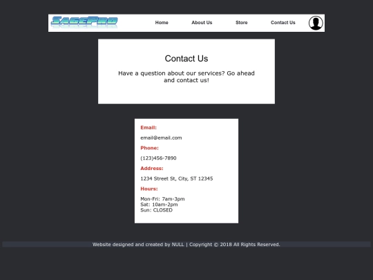 contact screenshot
