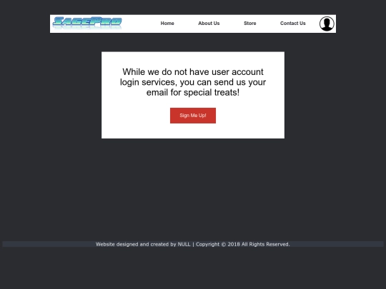 login screenshot