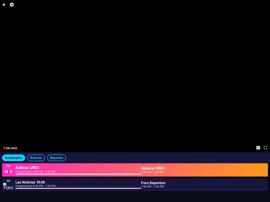 Live screenshot