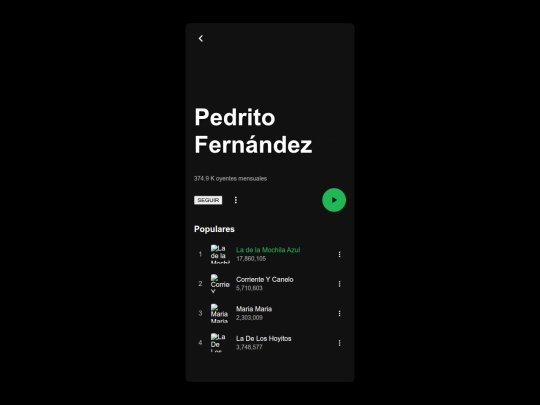Spotifyx screenshot