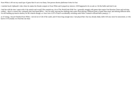 gamelog_pages.html/neonwhite screenshot