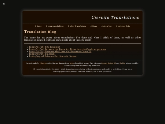 tlblog screenshot