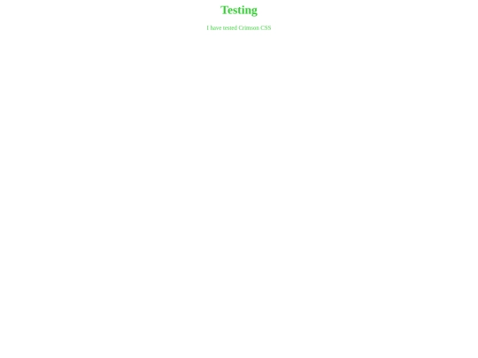 CrimsonsCSS screenshot