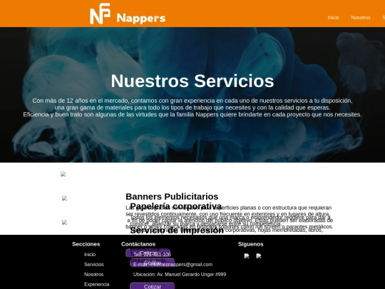 servicios screenshot