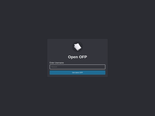OFP screenshot