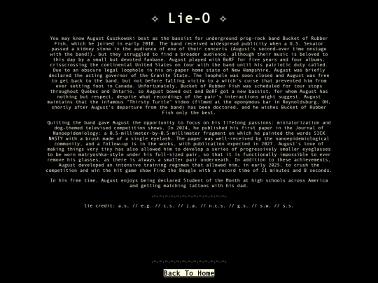 lie-o screenshot