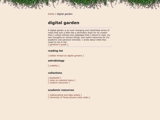 digitalgarden screenshot