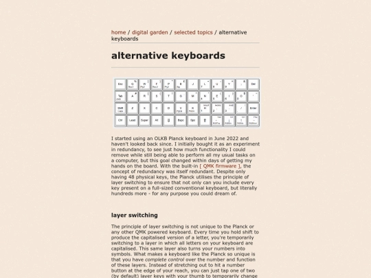 keyboards screenshot