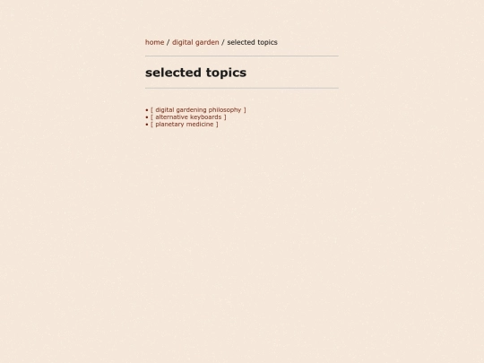 topics screenshot