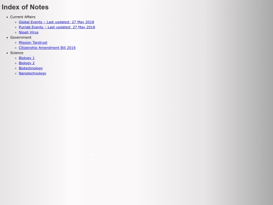 notes screenshot