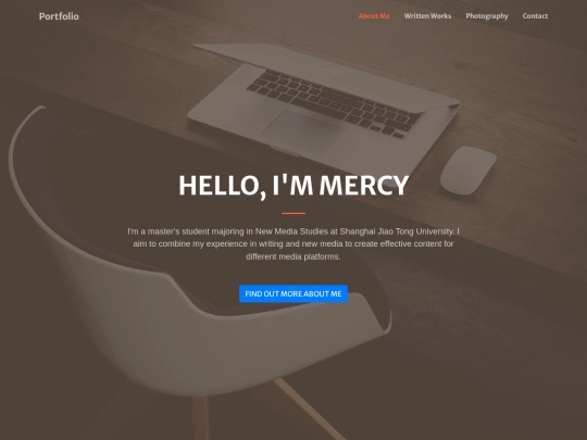 Portfolio screenshot
