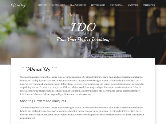 wedding2/03-regular-page screenshot