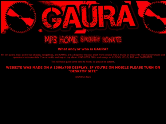 archivedwebsites/gauraindex screenshot
