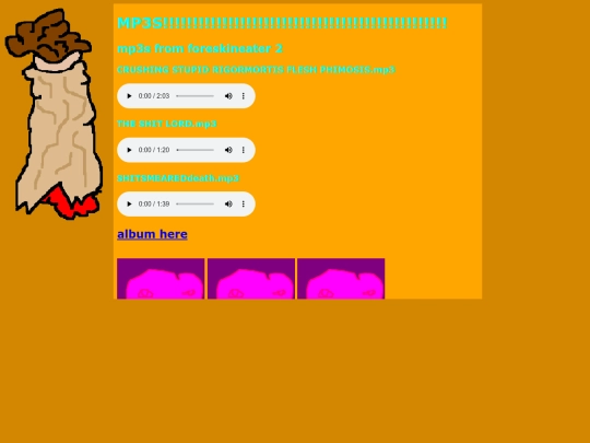 foreskineater/mp3s screenshot
