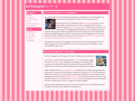 websitehistory screenshot