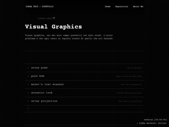 navigation/hobbies/visuals/catalogue screenshot