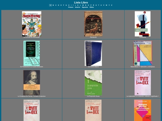 libros screenshot