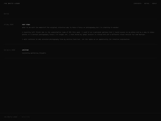 notes screenshot