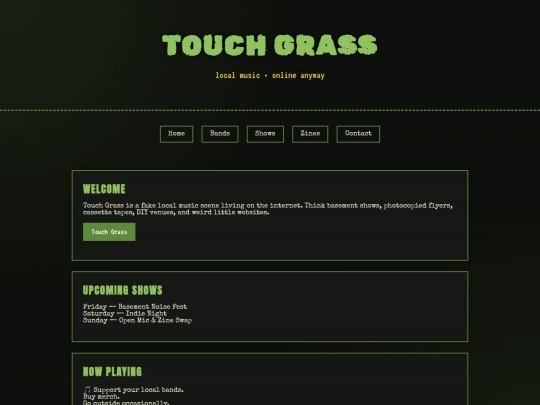 index screenshot