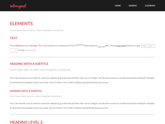 elements screenshot