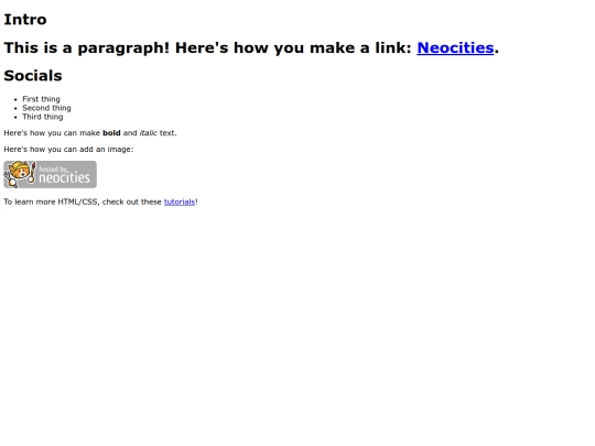 index screenshot