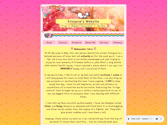 aboutme screenshot