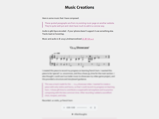 MusicCreations screenshot