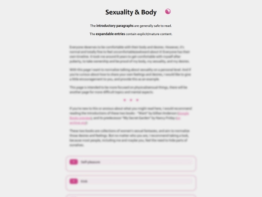Preview/SexualityBody screenshot