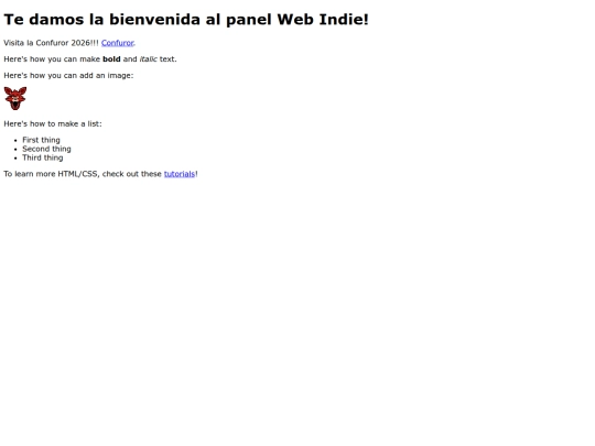 index screenshot