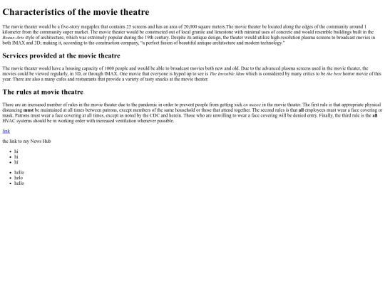 News Article screenshot