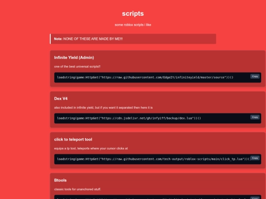 scripts screenshot