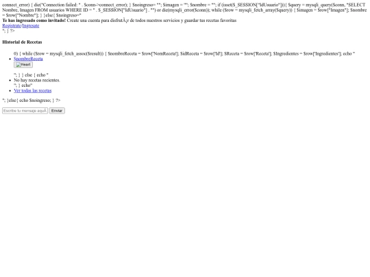 ChatBot screenshot